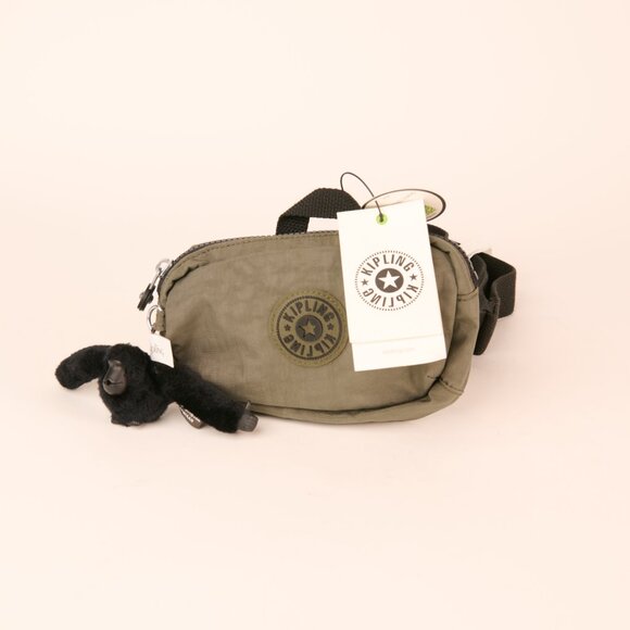 Kipling Nylon Crossbody - Gray - NWT - Picture 1 of 6